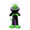 GOOSH 9FT Inflatable Alien with Space Helmet – Light-Up Halloween Yard Decoration
